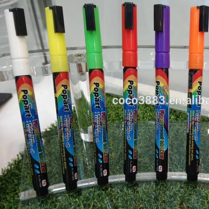 

3 mm Non Toxic Safe & Easy Erasable Neon Color Window Chalk Pen
