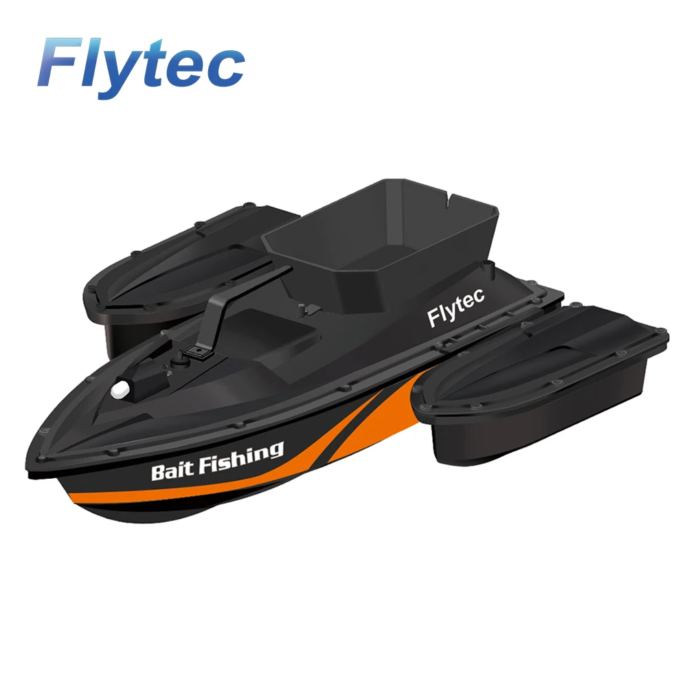 

Flytec OEM/ODM Customized 2.4GHz Portable RC Fishing Bait Boat , 500M Long Distance Control RC Boat VS Jabo Boat