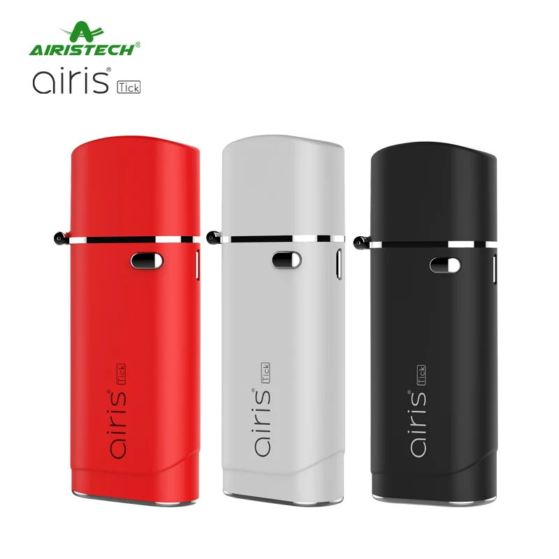 

Hot product cheapest New coming vape for cbd Airis Tick vape starter kits with flip top design M, Black/white/red