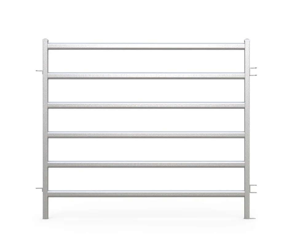 

Best Selling Easily Assembled Outdoor Racecourse Fence Pipe Fence Horse Arena Livestock Panel, White