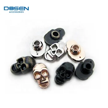 Punk Novel Design Skull Style Metal Rivets Decorative Spikes Metal