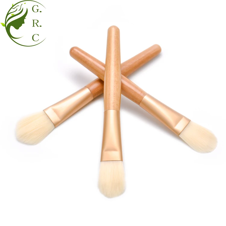 

Best Quality Small Mini Single Custom Logo Make Up With Cosmetic Private Label Kabuki Makeup Mask Liquid Foundation Brush, Customized color