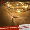 White warm LED cooper wire string lights for pretty led string party decorating