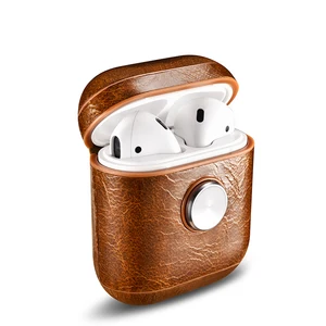 ICARER Shockproof Leather Fidget Spinner Case AirPods