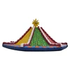 Inflatable bouncer castle slide