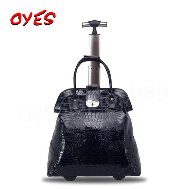 Advanced Customization Waterproof Easy Travel Handbags On Wheeled Trolley Bag With Wheels