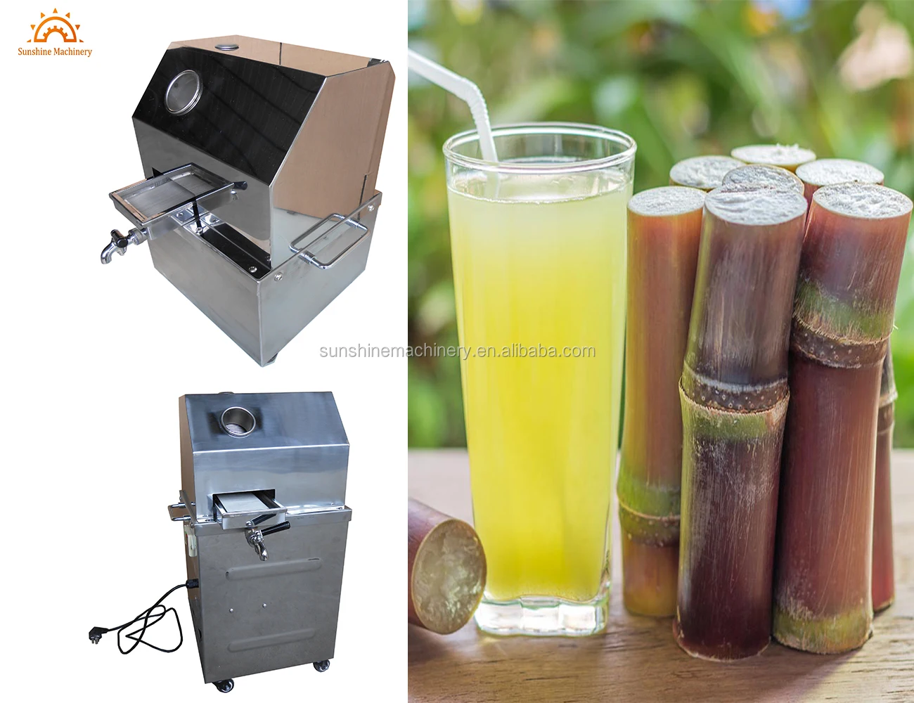 Manual Sugar Cane Juice Press Juicer Machine Sugarcane Juice Machine
