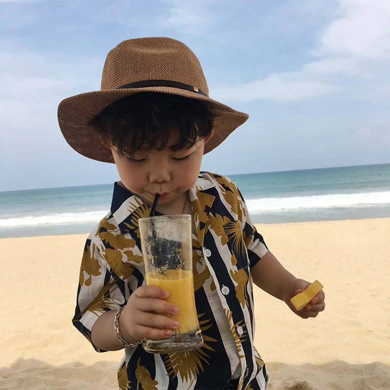 

2021 OEM Hot Selling Beachwear Kids Shirts Children Fashion Shirts For Boys Wholesale, As the picture