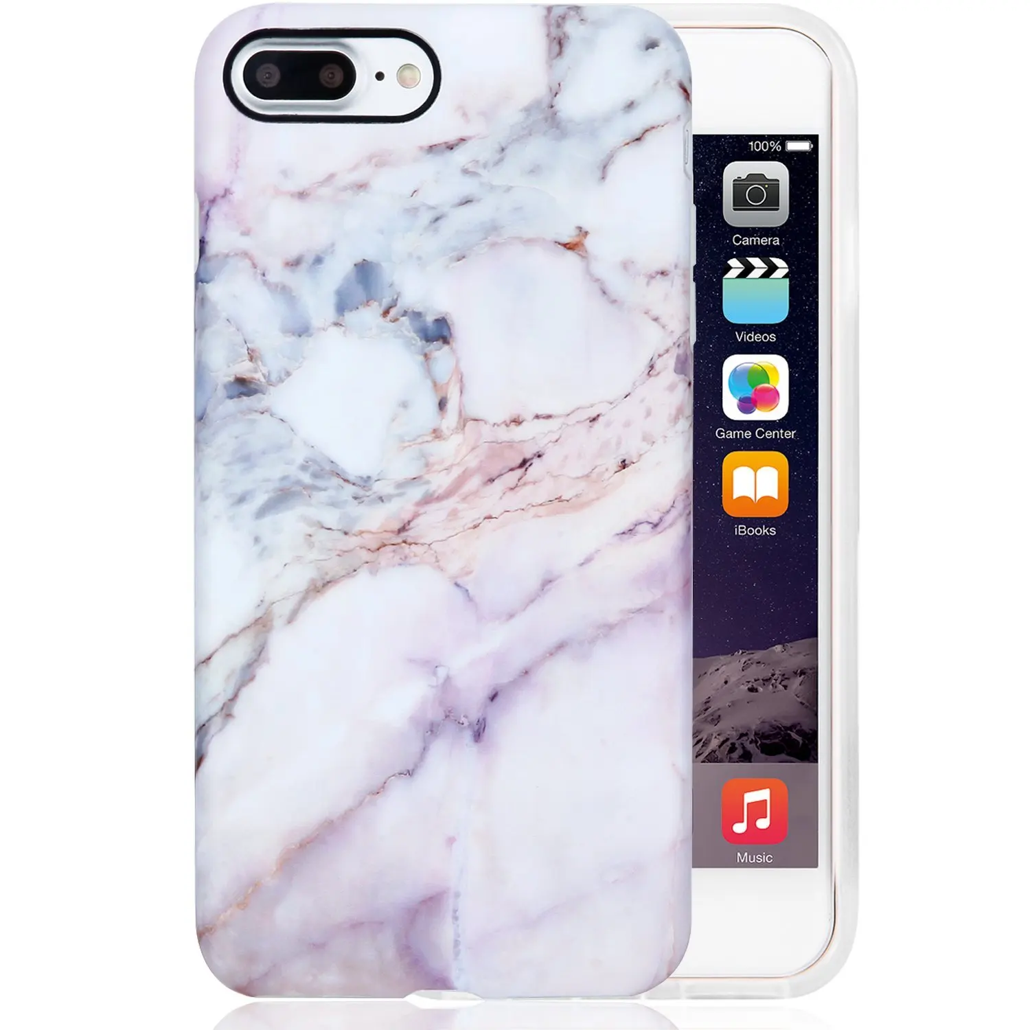 Buy Pink Marble iPhone 7 PLUS Case by Velvet Caviar