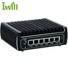 pfSense router IBOX-501 N13 fanless i3 dual core 6 nic firewall hardware support 32GB RAM