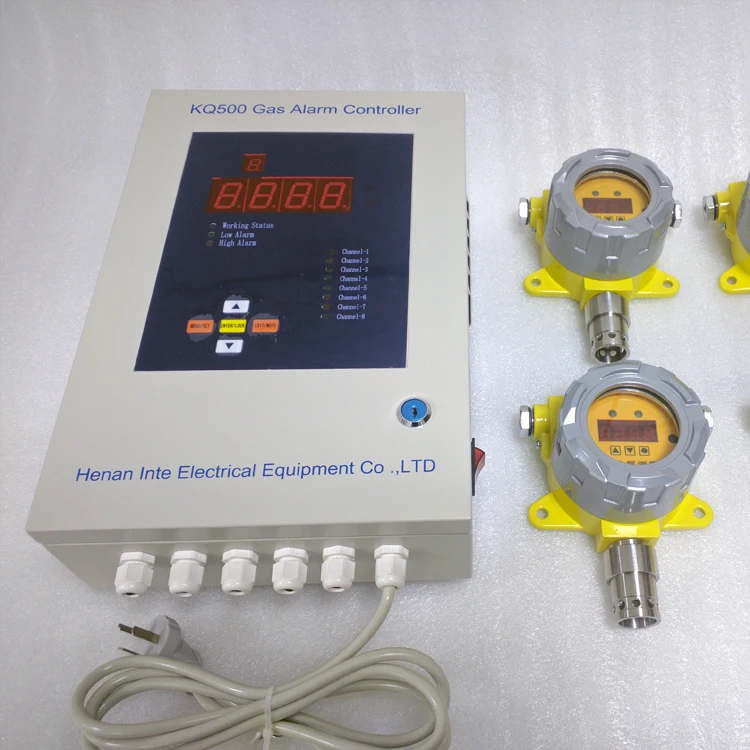 Lpg Gas Detector Natural Gas Leak Detector System With Control Panel ...