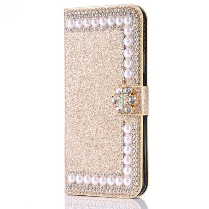 

Factory Price Glitter Smart Flip Leather Pu Mobile Phone Case Cover For Girls For Iphone X, Gold/black/silver/purple/pink/red