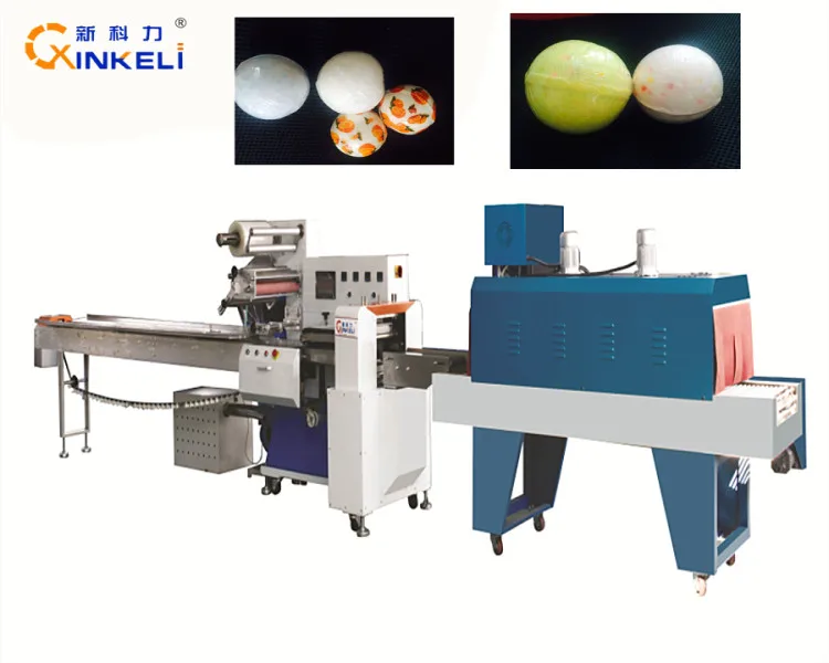 automatic bath bombs ball  pillow flow packing machine