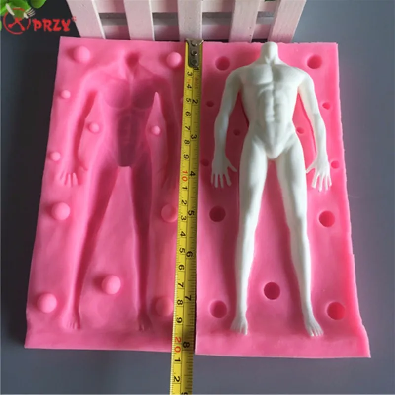 Fondant Men Body Mold Cake Decoration Mould Male Full -body Soap Mold
