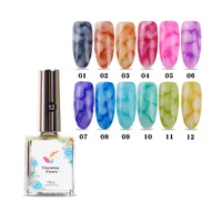 

Queen Shining 3d Liquid Ink Nail Marble art Watercolor color nails paint uv gel polish private label