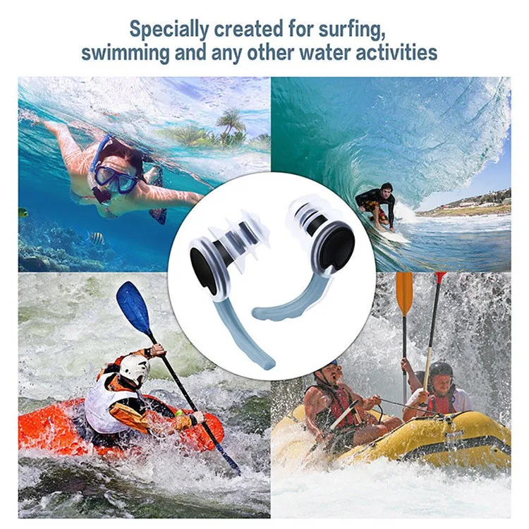Swimming Ear Plugs Waterproof Earplugs Leadteam Silicone Sports For