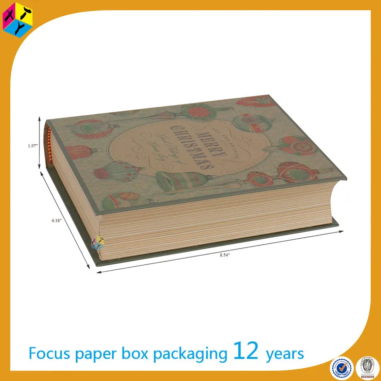 Faux Book Shaped Cardboard Book Box Buy Faux Book Shaped Cardboard