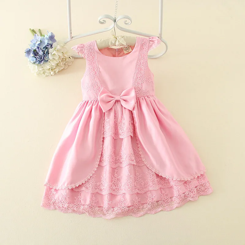 

Beauty Princess One Piece Baby Girl Flower Dress Girl Party Dress Birthday Kids Children Frocks Dress Sleeveless
