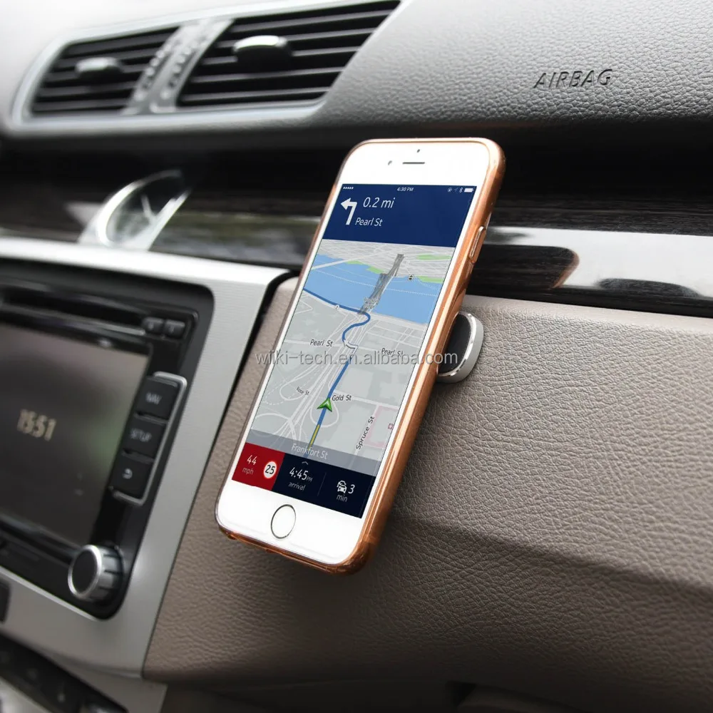 

Slim Design Dashboard Super Magnetic Phone Mount For Tablet & All Smartphones, Black