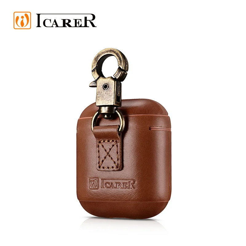 

Wholesale OEM Welcomed Vintage Series Genuine Leather Protective Case for Airpod