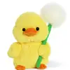 2020 Easter day gift OEM custom stuffed duck cute small yellow duck plush toy