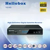 Hellobox v5 Satellite Receiver Support CCAM POWER VU DVBS2 SCAM 2 Year Free TV Receiver