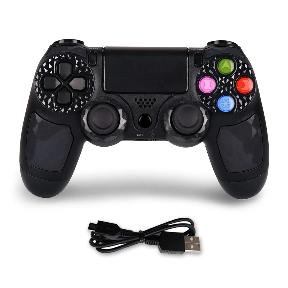 

Custom Gampad For PS4 Game Consol Controllers, Black