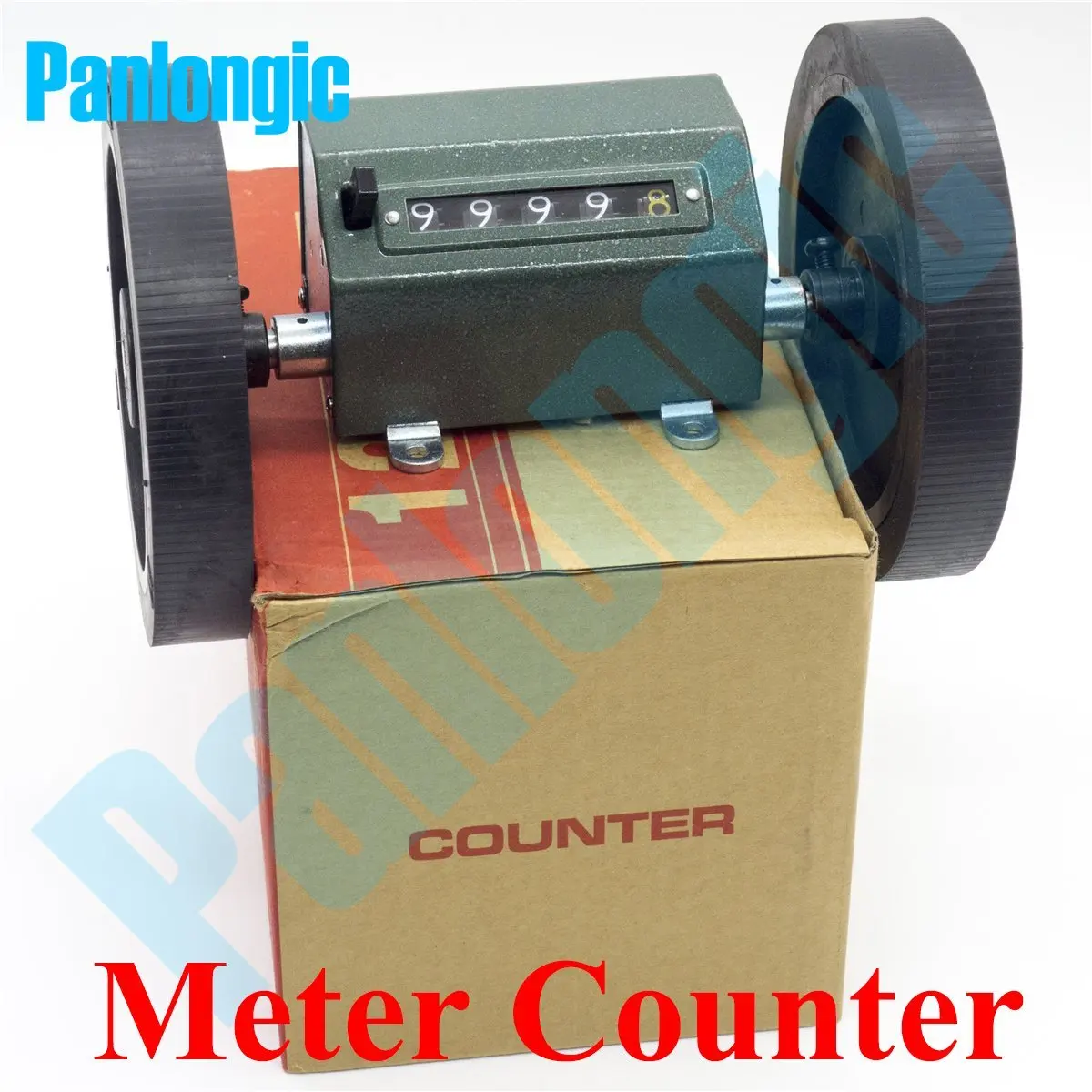 Panlongic Rolling Wheel Meter/Yard Counter Length Measure Textile Mechanic Counter Decoder (Meter Counter)