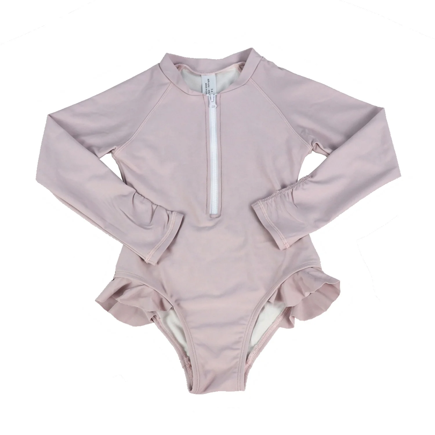 Custom  design long sleeve UV protection colorful kids swimwear