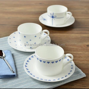 Image of Hot sale high quality Porcelain Ceramic Coffee Saucer Tea Cup Set
