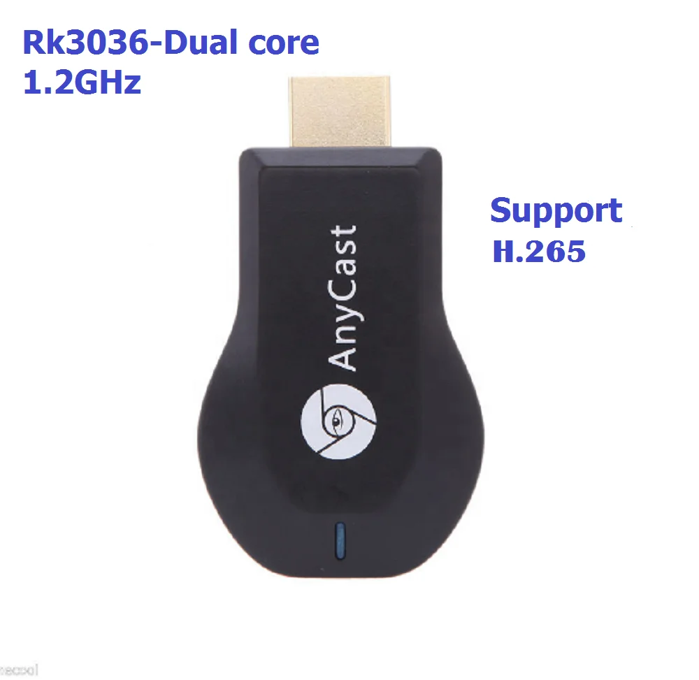 

RK3036 Chipset Dual Core Anycast Dongle Google media player Miracast Airplay