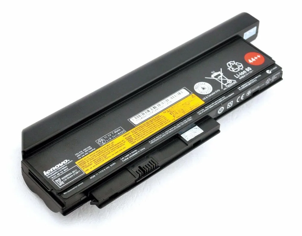 11.1V 7800MAH 0A36306 0A36307 Batterie de Remplacement pour Lenovo ThinkPad X220i X220S X230 X230i Ordinateur Portable 45N1019 45N1022 45N1023 45N1025 0A36281 0A36282 0A36283 0A36283 0A36285