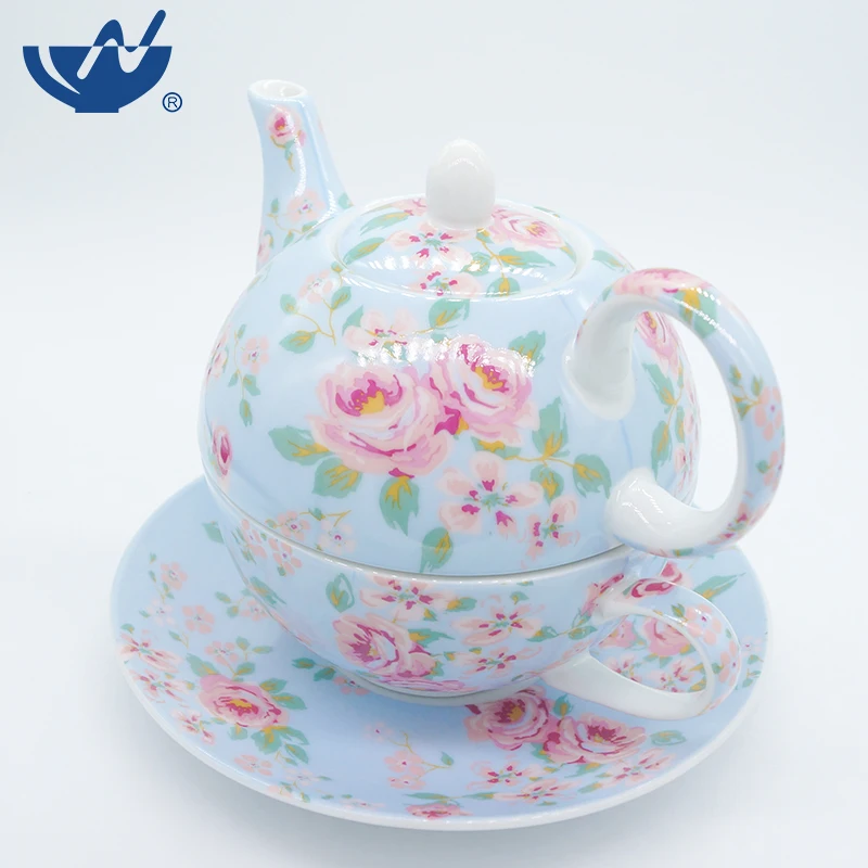 Custom Flower Printed Porcelain Tea Set Ceramic Teapot Tea For One Set Buy Tea For One Set Porcelain Tea Set Tea Pot Ceramic Teapot Product On Alibaba Com