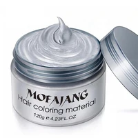 

2019 popular temporary hair styling dye wax powder mofajang pomade hair color gel