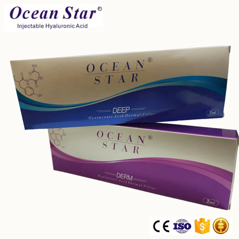 

2019 Ocean Star filler injection hyaluronic acid gel DEEP 2ML HA, N/a