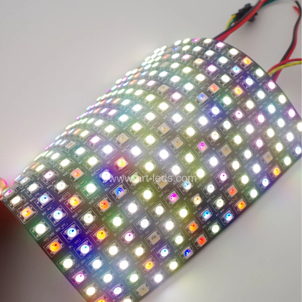 Programmable flex led display