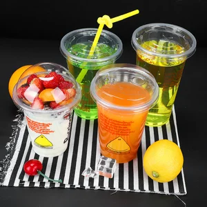 Transparent Clear 100% Compostable Disposable Plastic Biodegradable Pla Cup