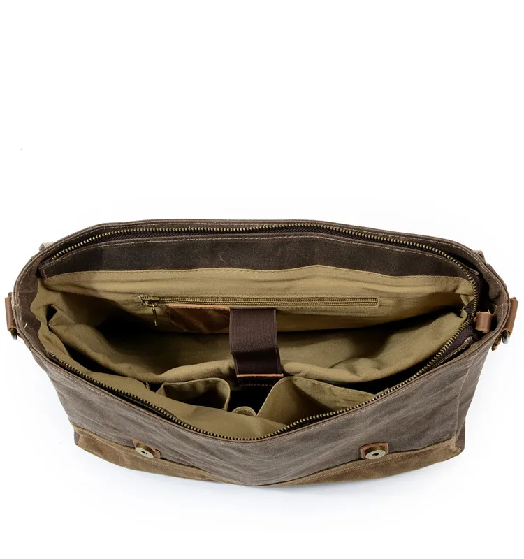 Custom Canvas Shoulder Bag Messenger Bag For Man
