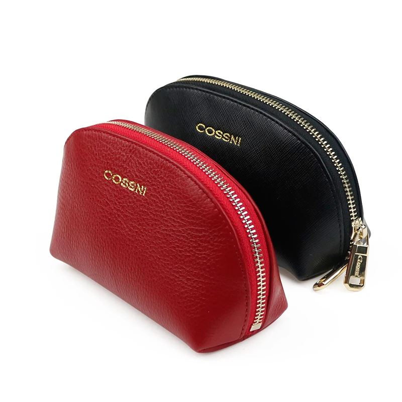 

Top quality new arrival fashionable cheap lady travel fashion cosmetic bag leather pouch make up bag, Black and rose or as request