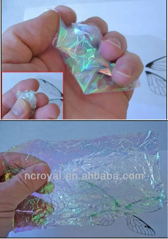 Angelina Iridescent Film for Packing and Wrapping, View Angelina Film