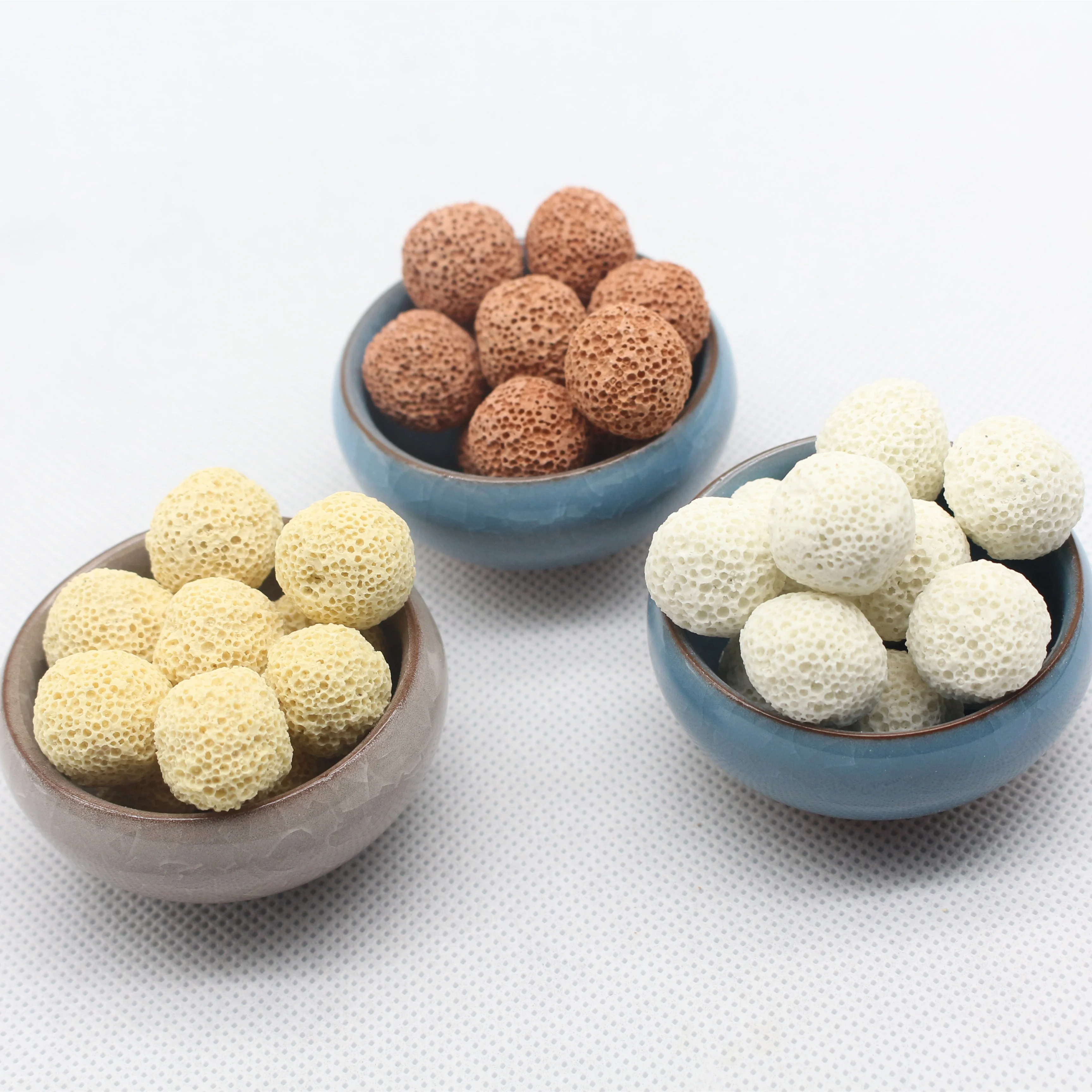 

White Yellow Red Bacteria House Ball for aquarium