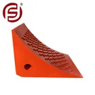 Laden 20ton polyurethaan auto wheel chock parking apparatuur wheel chock wheel chock voor voertuigen