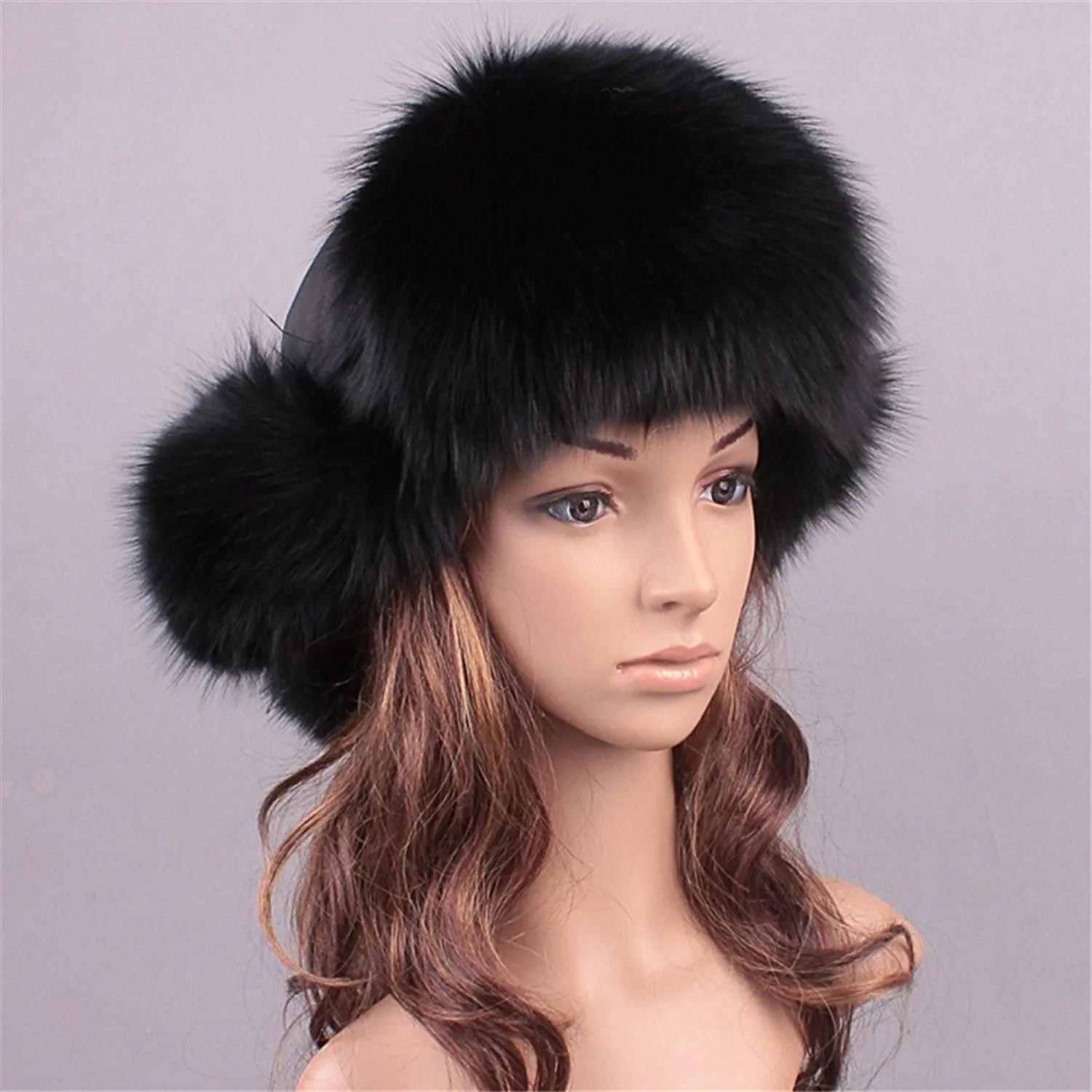 women's fur hat with ear flaps
