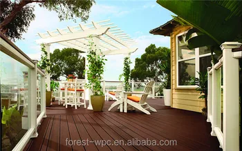 Pergola Carport Material Wpc Wood High Performance Rot Resistant