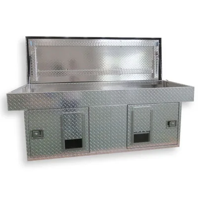 Resistente Aluminio Portátil Caja De Herramientas De Almacenamiento