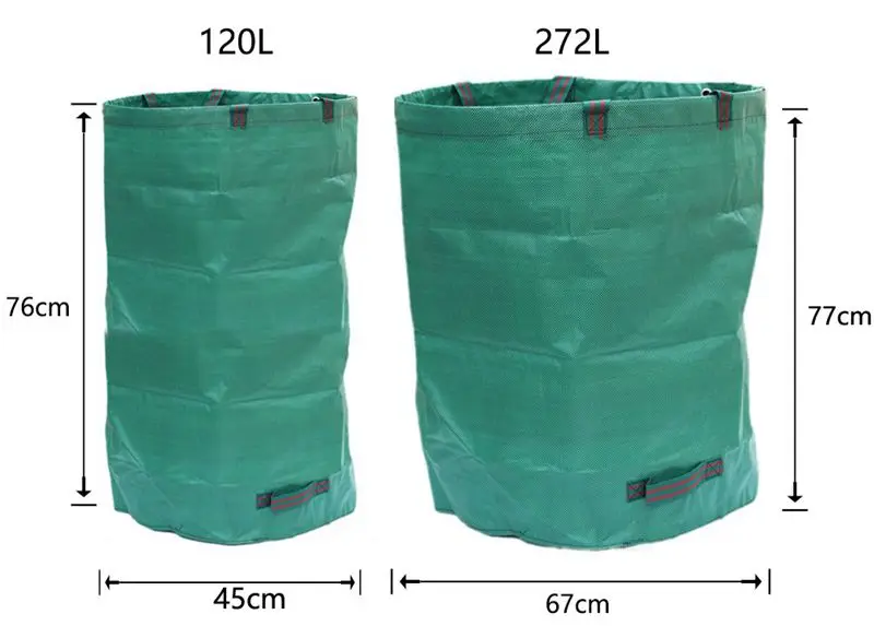 PP garden bag heavy duty garden bags for leaves 272L