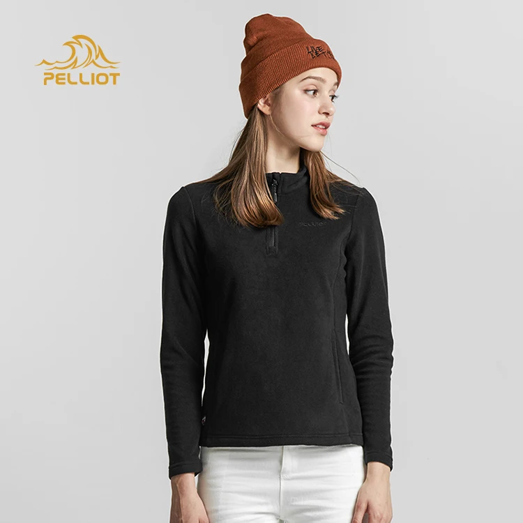 
pullover sports polyester in spring warm breathable fleece jacket 