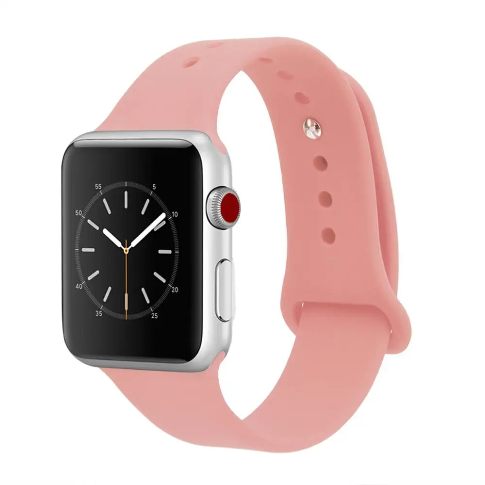 Sport Loop Smart watch silicone strap for apple Watch Strap for Apple Watch Silicone Band 42mm 38mm