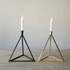 custom triangle metal candlestick holder