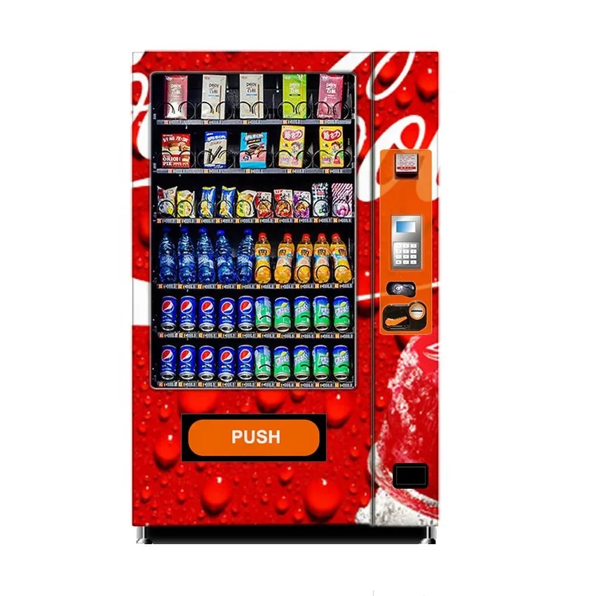 High Capacity Automatic Drink Beverage Vending Machine With